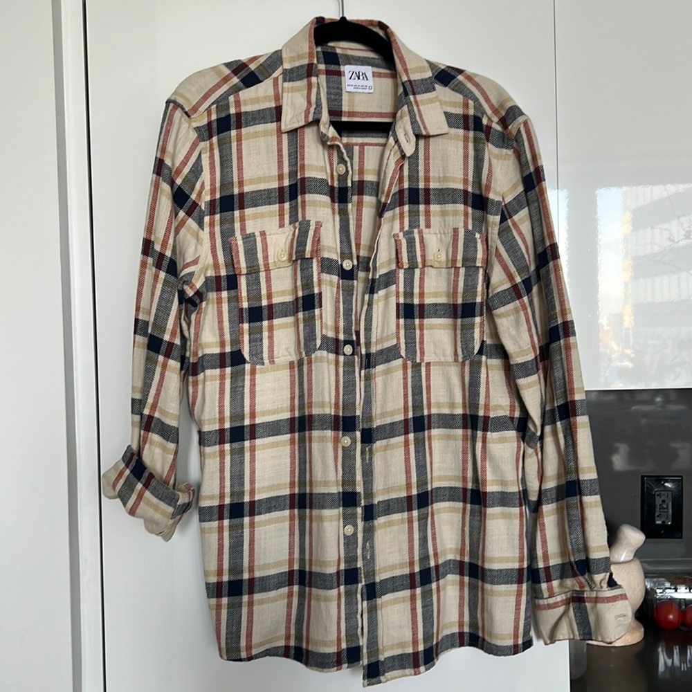 Zara flannel shirt
